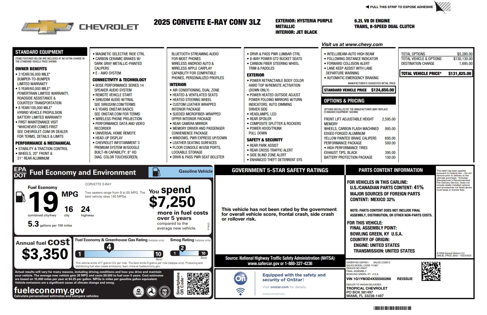 2025 CHEVROLET CORVETTE - Image 64