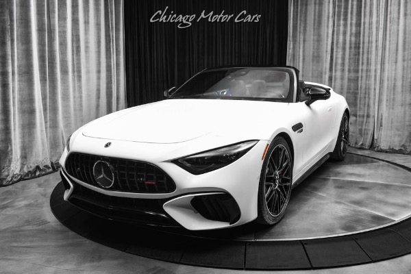 Used 2022 Mercedes-Benz SL63 AMG Performance Line! Satin White Wrap! Renntech Tune/Exhaust! for sale Sold at Chicago Motor Cars in West Chicago IL 60185 2