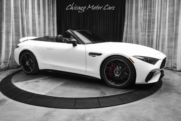 Used 2022 Mercedes-Benz SL63 AMG Performance Line! Satin White Wrap! Renntech Tune/Exhaust! for sale Sold at Chicago Motor Cars in West Chicago IL 60185 6