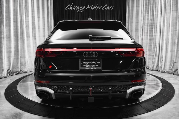 Used 2025 Audi RS Q8 Performance 4.0T Quattro MSRP $151k+ B&O 3D Sound Exec Pkg Carbon Ceramics Serviced for sale $124,800 at Chicago Motor Cars in West Chicago IL 60185 4