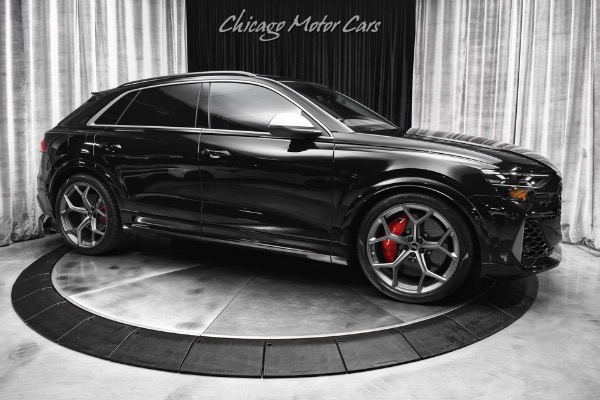 Used 2025 Audi RS Q8 Performance 4.0T Quattro MSRP $151k+ B&O 3D Sound Exec Pkg Carbon Ceramics Serviced for sale $124,800 at Chicago Motor Cars in West Chicago IL 60185 6