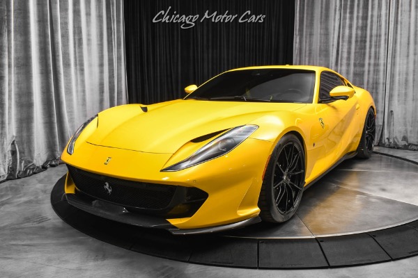 Used 2020 Ferrari 812 Superfast MSRP $559,438+ Upgrades Carbon Fiber Everywhere Fi Exhaust Full PPF Novitec for sale Sold at Chicago Motor Cars in West Chicago IL 60185 2