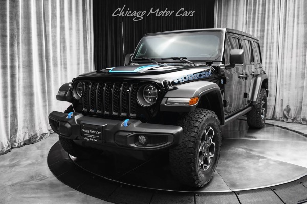 Used 2022 Jeep Wrangler Unlimited Rubicon 4xe! Sky 1-Touch Power Top! Towing Pkg! Cold Weather Group! for sale Sold at Chicago Motor Cars in West Chicago IL 60185 2