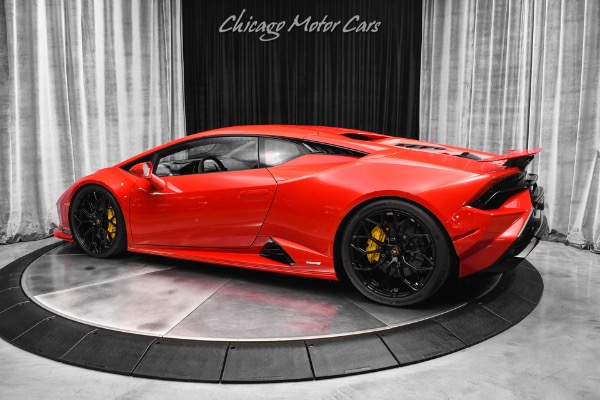 Used 2023 Lamborghini Huracan Tecnica Sport Bucket Seats! Axle Lifter! Novitec Lowering Springs!! Rosso Cadens! for sale Sold at Chicago Motor Cars in West Chicago IL 60185 3