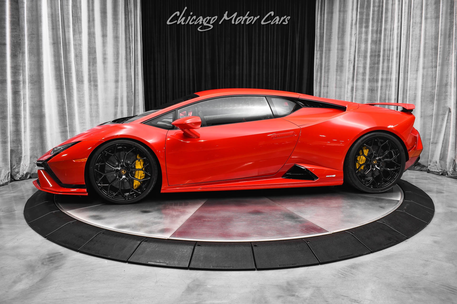 Used 2023 Lamborghini Huracan Tecnica Sport Bucket Seats! Axle Lifter! Novitec Lowering Springs!! Rosso Cadens! for sale Sold at Chicago Motor Cars in West Chicago IL 60185 1