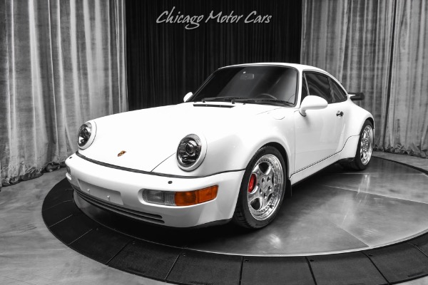 Used 1994 Porsche 964 Turbo 3.6 Only 36k Miles! Serviced! Grand Prix White! Speedline 3-pc Wheels! for sale Sold at Chicago Motor Cars in West Chicago IL 60185 2