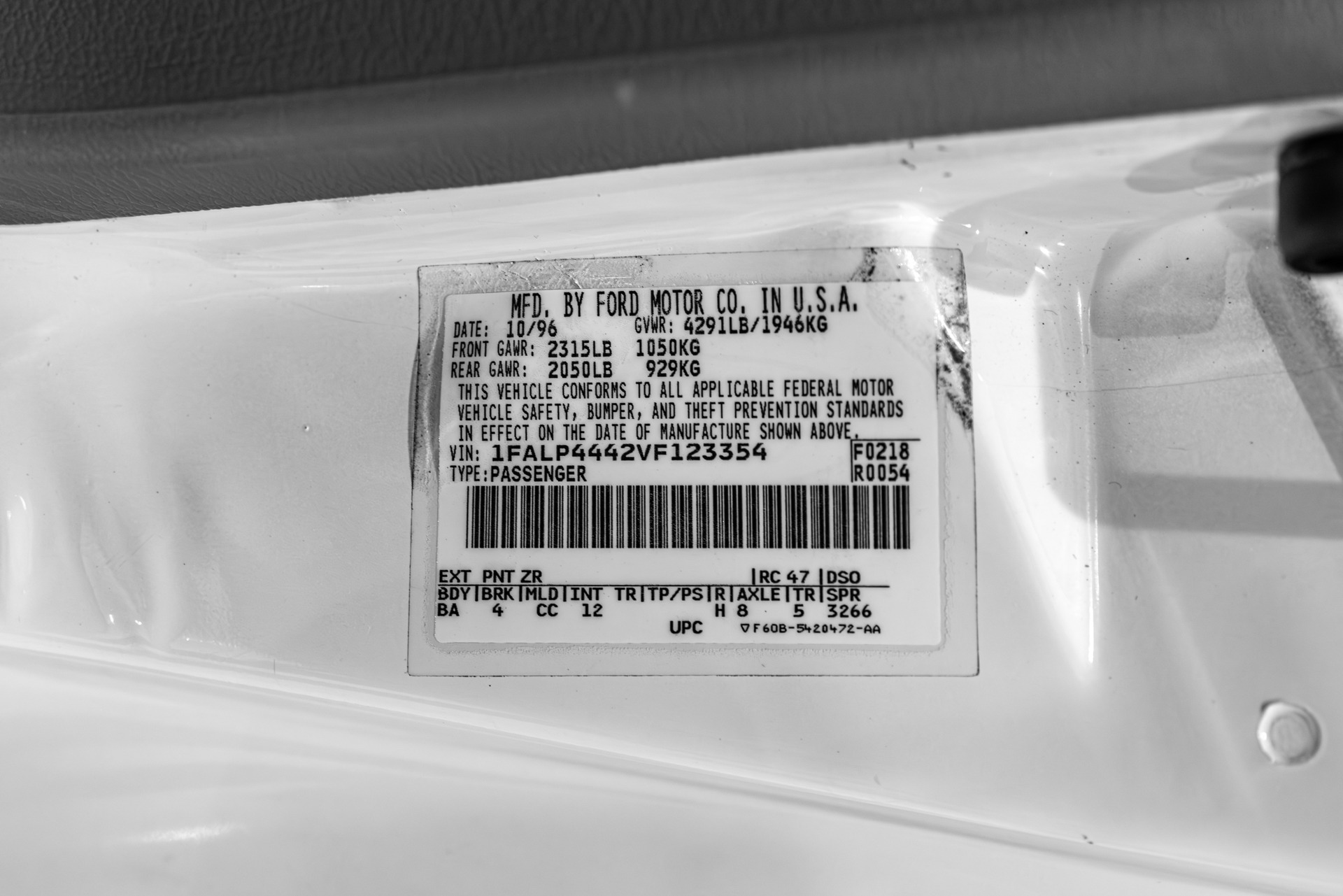 1997 FORD MUSTANG - Image 70