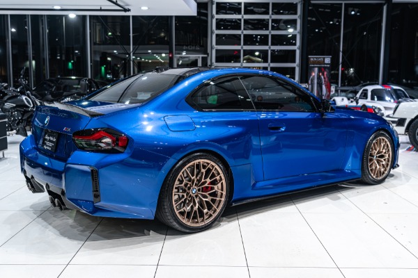 Used 2025 BMW M2 G87 Coupe Portimao Blue! LCI! Carbon Trim! CS Wheels! LOADED! for sale Sold at Chicago Motor Cars in West Chicago IL 60185 4