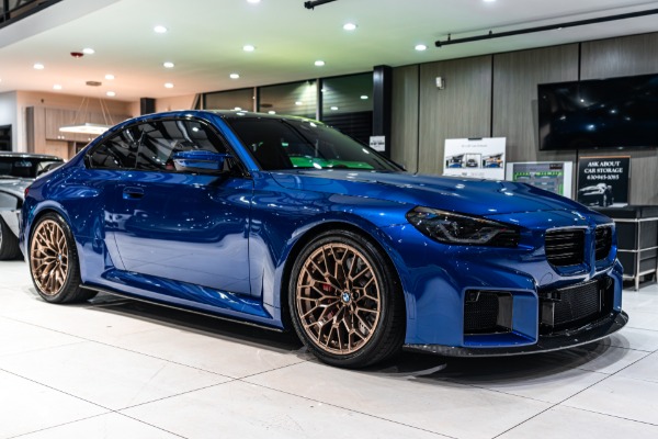 Used 2025 BMW M2 G87 Coupe Portimao Blue! LCI! Carbon Trim! CS Wheels! LOADED! for sale Sold at Chicago Motor Cars in West Chicago IL 60185 5