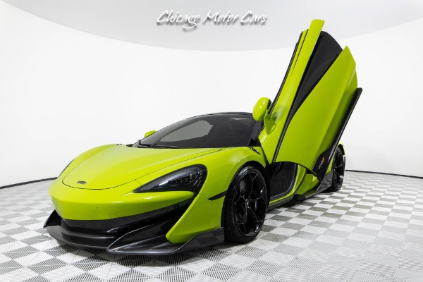 Used 2020 McLaren 600LT Spider Convertible Elite Lime Green! Front PPF! Carbon Fiber! Front Lifter! Loaded for sale Sold at Chicago Motor Cars in West Chicago IL 60185 4