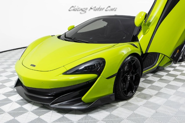 Used 2020 McLaren 600LT Spider Convertible Elite Lime Green! Front PPF! Carbon Fiber! Front Lifter! Loaded for sale Sold at Chicago Motor Cars in West Chicago IL 60185 5