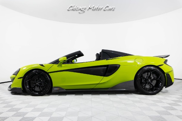 Used 2020 McLaren 600LT Spider Convertible Elite Lime Green! Front PPF! Carbon Fiber! Front Lifter! Loaded for sale Sold at Chicago Motor Cars in West Chicago IL 60185 6