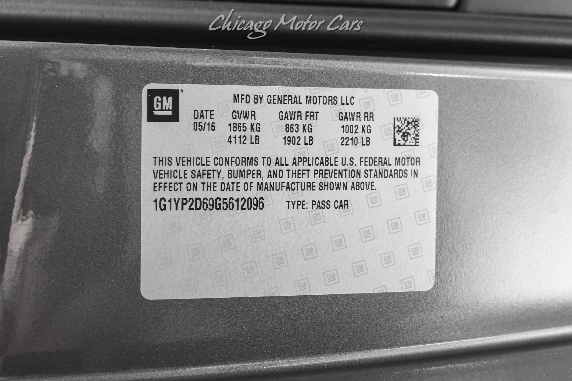 2016 CHEVROLET CORVETTE - Image 59