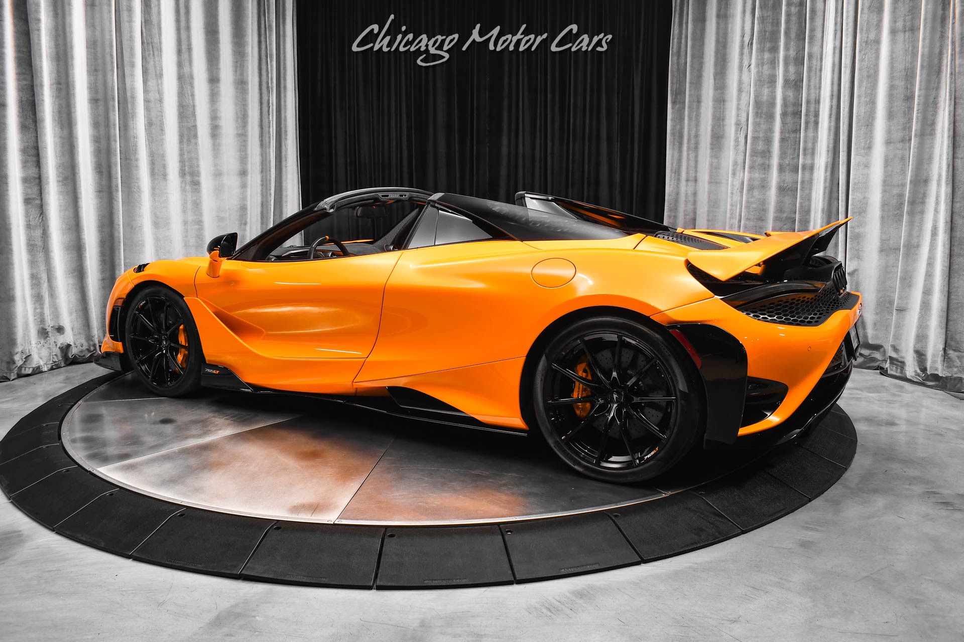 Used 2022 McLaren 765LT Spider MSO Options Only 1380 Miles Papaya
