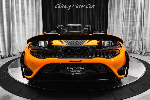 Used 2022 McLaren 765LT Spider MSO Options Only 1380 Miles Papaya Spark HARD LOADED Full PPF for sale Sold at Chicago Motor Cars in West Chicago IL 60185 4