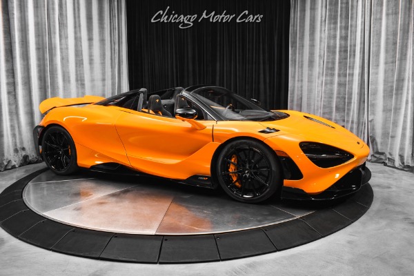 Used 2022 McLaren 765LT Spider MSO Options Only 1380 Miles Papaya Spark HARD LOADED Full PPF for sale Sold at Chicago Motor Cars in West Chicago IL 60185 6