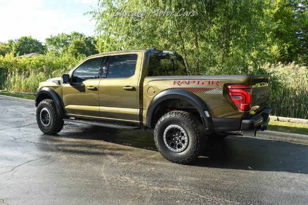 Used 2025 Ford F150 Raptor Only 3K Miles RARE SHELTER GREEN 802A PACKAGE BEADLOCKS LOADED for sale Sold at Chicago Motor Cars in West Chicago IL 60185 3