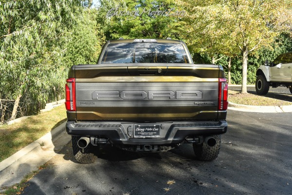 Used 2025 Ford F150 Raptor Only 3K Miles RARE SHELTER GREEN 802A PACKAGE BEADLOCKS LOADED for sale Sold at Chicago Motor Cars in West Chicago IL 60185 4
