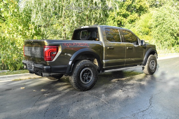 Used 2025 Ford F150 Raptor Only 3K Miles RARE SHELTER GREEN 802A PACKAGE BEADLOCKS LOADED for sale Sold at Chicago Motor Cars in West Chicago IL 60185 5