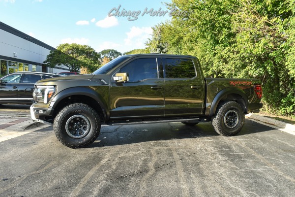 Used 2025 Ford F150 Raptor Only 3K Miles RARE SHELTER GREEN 802A PACKAGE BEADLOCKS LOADED for sale Sold at Chicago Motor Cars in West Chicago IL 60185 1