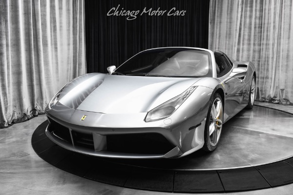 Used 2017 Ferrari 488 Spider Convertible Carbon Fiber Suspension Lifter Capristo Exhaust Serviced for sale Sold at Chicago Motor Cars in West Chicago IL 60185 2