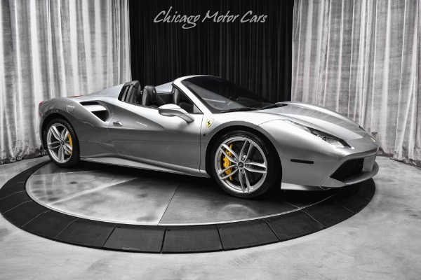 Used 2017 Ferrari 488 Spider Convertible Carbon Fiber Suspension Lifter Capristo Exhaust Serviced for sale Sold at Chicago Motor Cars in West Chicago IL 60185 6