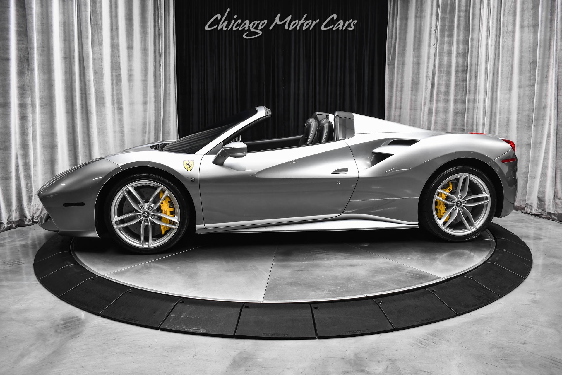 Used 2017 Ferrari 488 Spider Convertible Carbon Fiber Suspension Lifter Capristo Exhaust Serviced for sale Sold at Chicago Motor Cars in West Chicago IL 60185 1