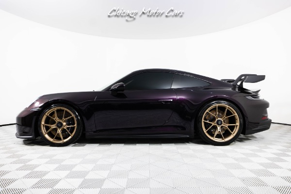 Used 2022 Porsche 911 GT3 6-Speed Manual RARE PTS Amethyst Metallic Full PPF Front Lifter for sale Sold at Chicago Motor Cars in West Chicago IL 60185 3