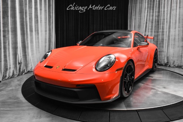 Used 2022 Porsche 911 GT3 Lava Orange Carbon Roof & Mirrors Chrono Pkg Full PPF Comfort Seats for sale Sold at Chicago Motor Cars in West Chicago IL 60185 2