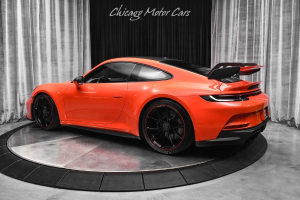 Used 2022 Porsche 911 GT3 Lava Orange Carbon Roof & Mirrors Chrono Pkg Full PPF Comfort Seats for sale Sold at Chicago Motor Cars in West Chicago IL 60185 3
