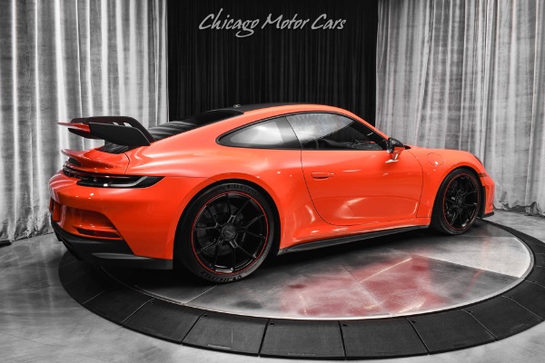 Used 2022 Porsche 911 GT3 Lava Orange Carbon Roof & Mirrors Chrono Pkg Full PPF Comfort Seats for sale Sold at Chicago Motor Cars in West Chicago IL 60185 5