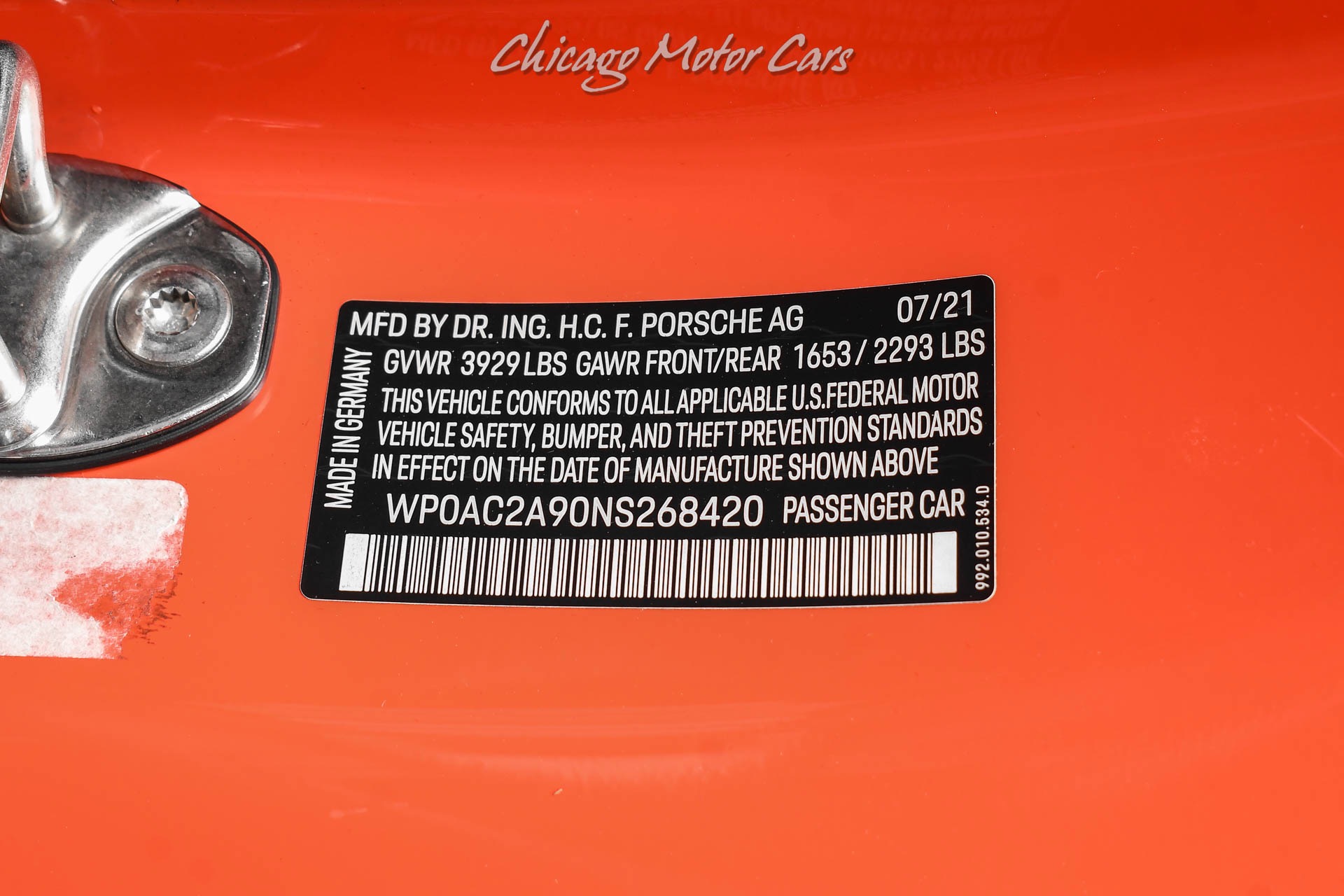 2022 PORSCHE 911 - Image 56