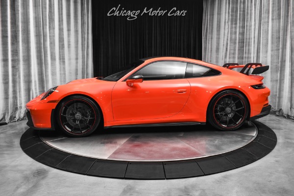 Used 2022 Porsche 911 GT3 Lava Orange Carbon Roof & Mirrors Chrono Pkg Full PPF Comfort Seats for sale Sold at Chicago Motor Cars in West Chicago IL 60185 1