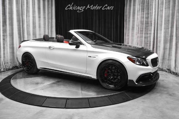 Used 2021 Mercedes-Benz C63 AMG S Cabriolet Weistec Upgrades Night Pkg Upgraded Wheels Tons of Carbon for sale Sold at Chicago Motor Cars in West Chicago IL 60185 6