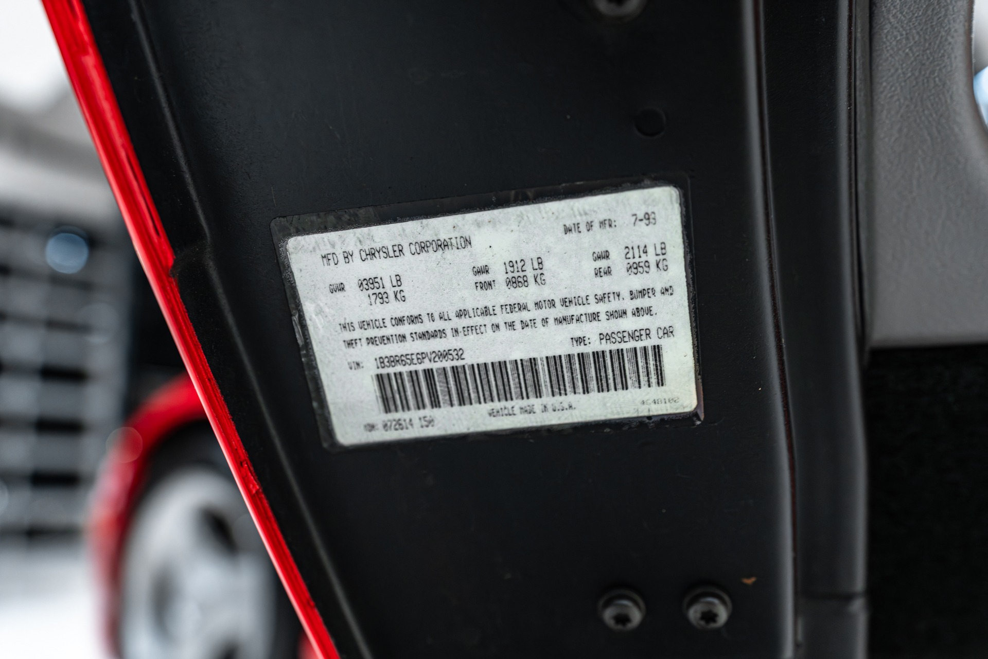 1993 DODGE VIPER - Image 54