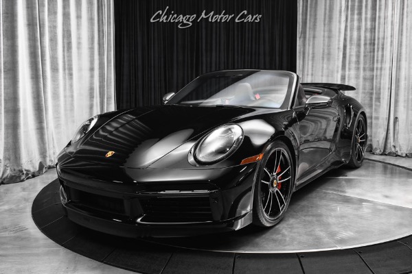 Used 2024 Porsche 911 Turbo S Cabriolet MSRP $312,450+ Carbon Fiber PCCB Burmester Front PPF for sale Sold at Chicago Motor Cars in West Chicago IL 60185 2