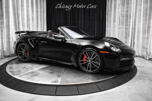 Used 2024 Porsche 911 Turbo S Cabriolet MSRP $312,450+ Carbon Fiber PCCB Burmester Front PPF for sale Sold at Chicago Motor Cars in West Chicago IL 60185 6
