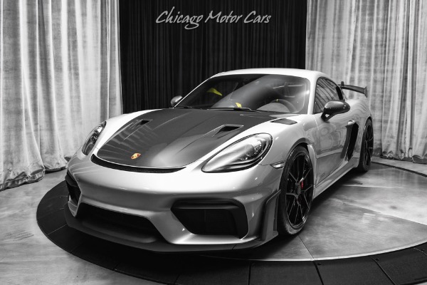 Used 2023 Porsche 718 Cayman GT4 RS Weissach Pkg Front Axle Lifter Carbon Buckets Tons of Carbon Fiber for sale Sold at Chicago Motor Cars in West Chicago IL 60185 2