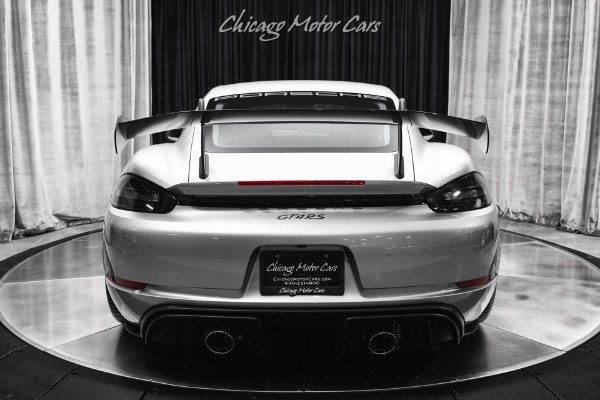 Used 2023 Porsche 718 Cayman GT4 RS Weissach Pkg Front Axle Lifter Carbon Buckets Tons of Carbon Fiber for sale Sold at Chicago Motor Cars in West Chicago IL 60185 4