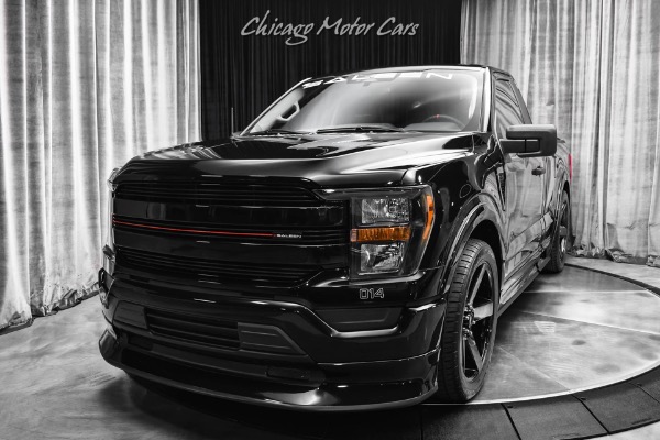 Used 2023 Ford F150 SALEEN Sport Truck Black Label Only 300 Miles Supercharged V8 740HP for sale Sold at Chicago Motor Cars in West Chicago IL 60185 2