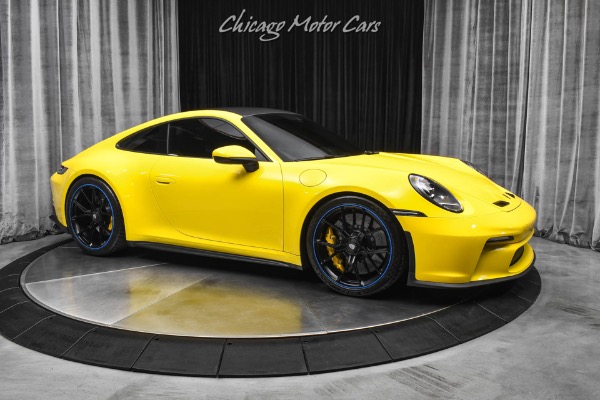Used 2023 Porsche 911 GT3 Coupe Touring Speed Yellow PDK Front Lift PCCBs Front PPF for sale Sold at Chicago Motor Cars in West Chicago IL 60185 6