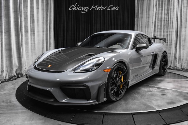 Used 2024 Porsche 718 Cayman GT4 RS WEISSACH PCCB ARCTIC GRAY FRONT LIFT LOADED SPEC for sale Sold at Chicago Motor Cars in West Chicago IL 60185 2