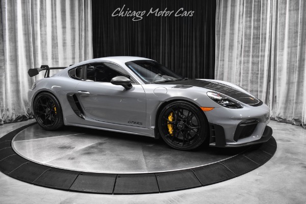 Used 2024 Porsche 718 Cayman GT4 RS WEISSACH PCCB ARCTIC GRAY FRONT LIFT LOADED SPEC for sale Sold at Chicago Motor Cars in West Chicago IL 60185 6