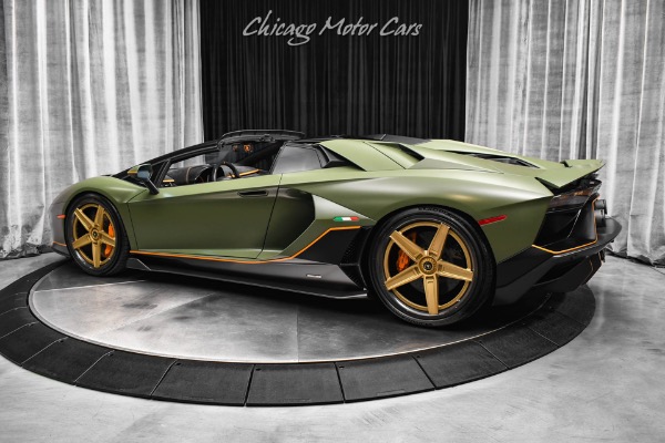 Used 2022 Lamborghini Aventador LP780-4 Ultimae Roadster Verde Turbine Anrky Wheels Upgraded Exhaust Full PPF for sale Sold at Chicago Motor Cars in West Chicago IL 60185 3
