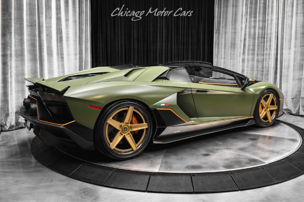 Used 2022 Lamborghini Aventador LP780-4 Ultimae Roadster Verde Turbine Anrky Wheels Upgraded Exhaust Full PPF for sale Sold at Chicago Motor Cars in West Chicago IL 60185 5