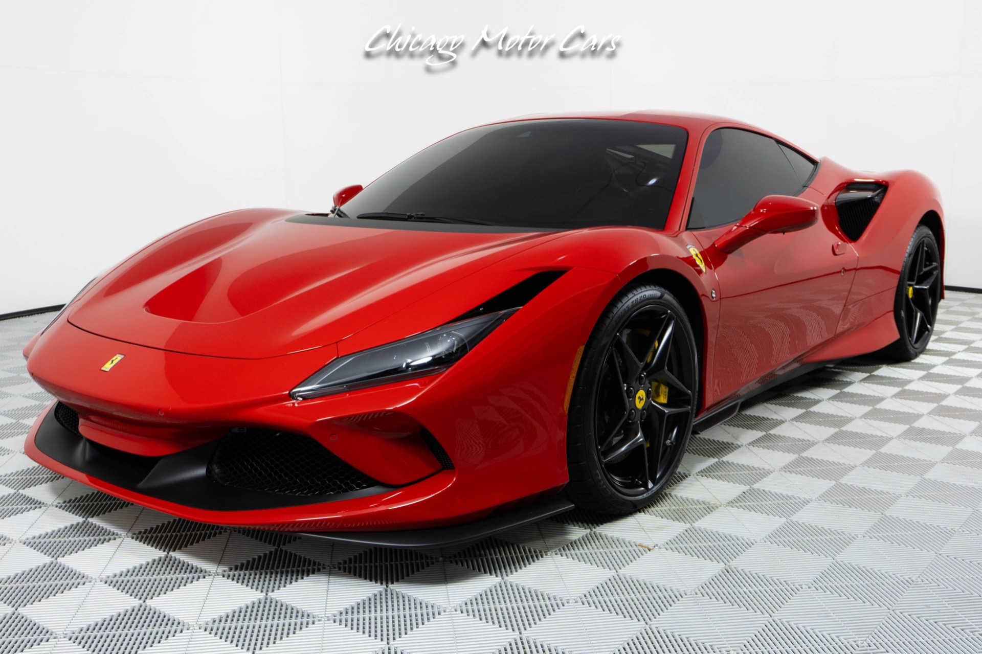 Used 2020 Ferrari F8 Tributo Carbon Driver Zone + LED Steering Full Electric Seats Front PPF 6K Miles for sale Sold at Chicago Motor Cars in West Chicago IL 60185 1