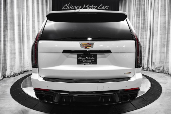 Used 2025 Cadillac Escalade V Series AWD SUV Crystal White Tricoat! Sheer Gray Leather! Rear Seat Entertainment! for sale Sold at Chicago Motor Cars in West Chicago IL 60185 4