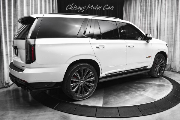 Used 2025 Cadillac Escalade V Series AWD SUV Crystal White Tricoat! Sheer Gray Leather! Rear Seat Entertainment! for sale Sold at Chicago Motor Cars in West Chicago IL 60185 5
