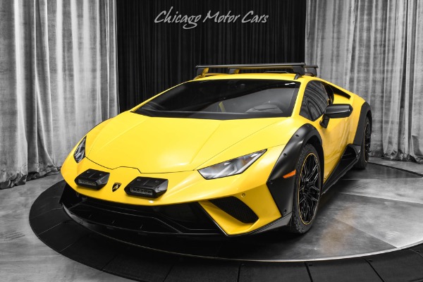 Used 2024 Lamborghini Huracan Sterrato Over $334K MSRP! Giallo Inti! Sport Seats! Smartphone Interface! PPF! for sale Sold at Chicago Motor Cars in West Chicago IL 60185 2