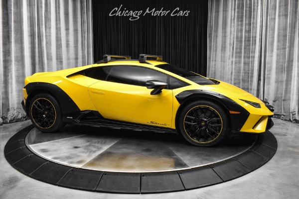 Used 2024 Lamborghini Huracan Sterrato Over $334K MSRP! Giallo Inti! Sport Seats! Smartphone Interface! PPF! for sale Sold at Chicago Motor Cars in West Chicago IL 60185 6